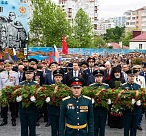 В Сочи в день 79-й годовщины Великой Победы в возложении на главном воинском мемориале приняли участие 5 тысяч человек