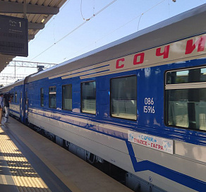 Туристический поезд «Сочи» возобновит курсирование в новогодние праздники