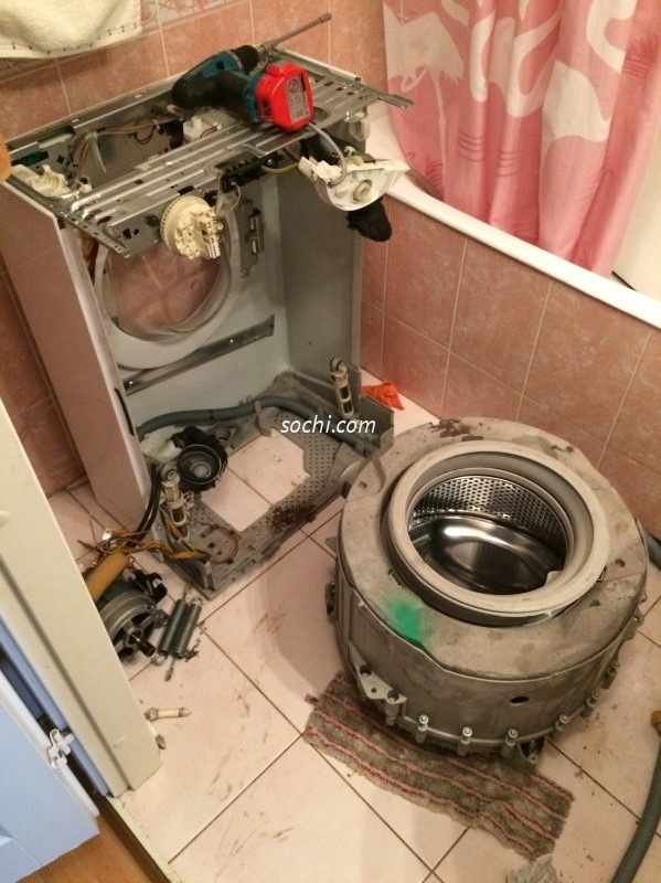 Ремонт бытовой техники: Ремонт стиральных машин в Сочи