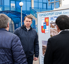  Глава Сочи Алексей Копайгородский проверил реализацию проектов комплексного благоустройства пляжной инфраструктуры Лазаревского района 