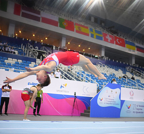 В Сочи стартовали всероссийские соревнования по прыжкам на батуте