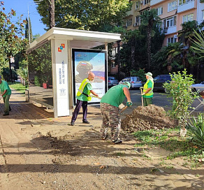 В Сочи устраняют последствия непогоды на локальных территориях Хостинского района