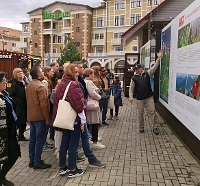 Делегация иностранных участников форума современной журналистики «Вся Россия-2022» посетила Курорт Красная Поляна