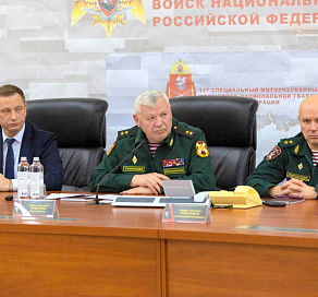 Глава Сочи Андрей Прошунин принял участие в учебно-методическом сборе Росгвардии 