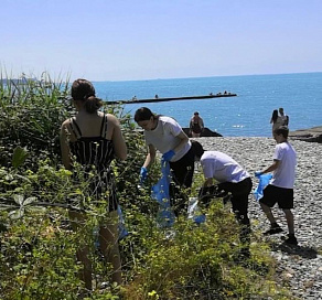 В Год экологии жители Сочи организовали акции по очистке территорий и раздельному сбору отходов 