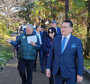 Дендрарий посетила официальная делегация Посольства Монголии в РФ