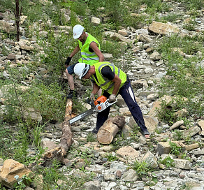 В Сочи расчистили русло реки Мацеста