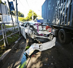 Двое детей пострадали в ДТП с большегрузом в Сочи