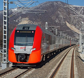 По итогам первой половины января пассажиропоток в горный кластер Сочи на пригородных поездах вырос на 30% 
