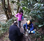 Турист пострадал во время прогулки в горах Сочи