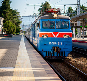 Туристический поезд «Сочи» открыл новое направление 