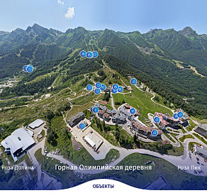 В Год экологии в Сочи создана масштабная интерактивная карта горного курорта «Роза Хутор»