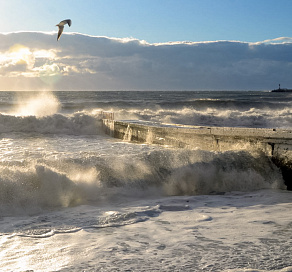 В Сочи ожидается усиление волнения моря