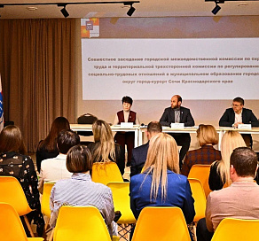 В Сочи на заседании комиссии по охране труда рассмотрели вопросы трудоустройства социально незащищенной категории населения