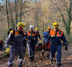 Несколько туристов пострадали в горах Сочи в выходные 