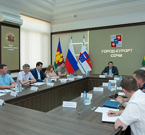 Глава Сочи Алексей Копайгородский провел очередное заседание городского оперативного штаба по проведению летнего курортного сезона