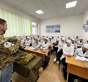 В Сочи в рамках национального проекта «Образование» проходят занятия по начальной военной подготовке