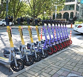 В Сочи реализован пилотный проект по размещению парковок для СИМ