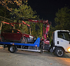 В Сочи продолжается эвакуация транспорта, припаркованного с нарушениями